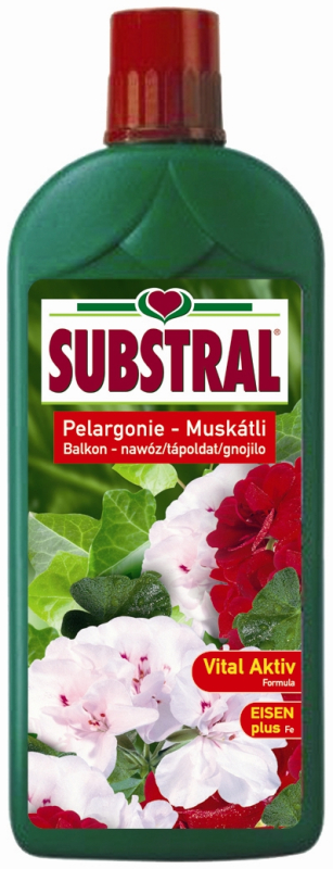 Substral tápoldat muskátlihoz, balkonnövényhez 1000 ml (732109-10310)