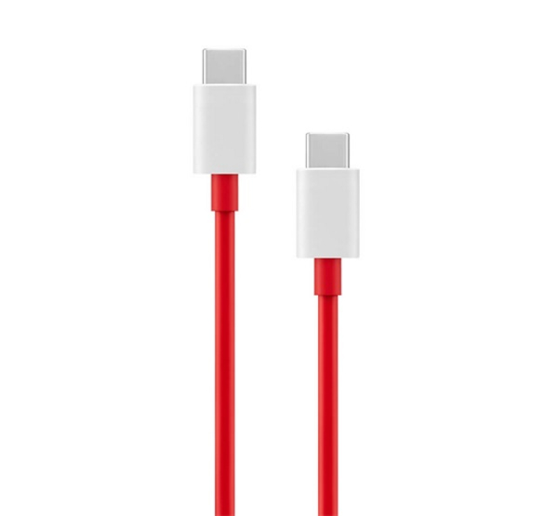 OnePlus adatkábel (Type-C - Type-C, 160W, 12A, gyorstöltő, törésgátló, 100cm) PIROS