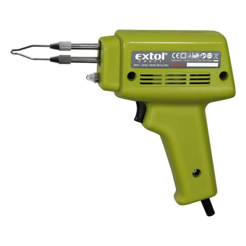 Extol forrasztópisztoly 100W kofferban (9921)