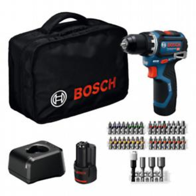 Bosch GSR 12V-32 akkus fúrócsavarozó szerszámostáskában (06019N7004)