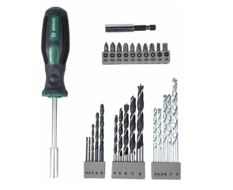 Bosch 27 részes fúró- és csavarozófej-készlet (2607017201)