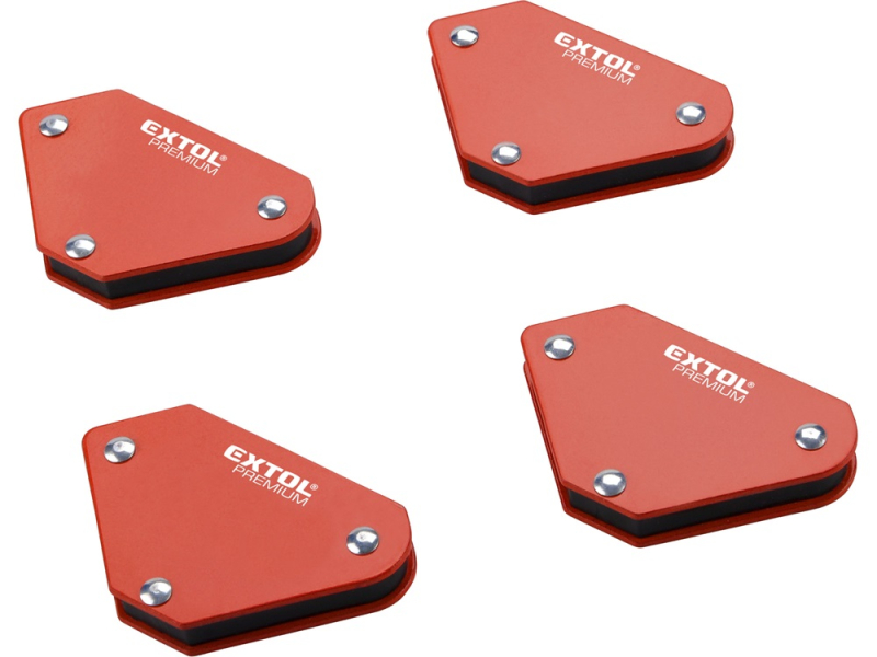 Extol Premium hegesztő mágnes készlet mini, 4 db, max. 4 kg (8815180)