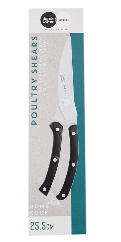 Tefal Jamie Oliver univerzális olló, 25.5cm, fekete (K2670744)