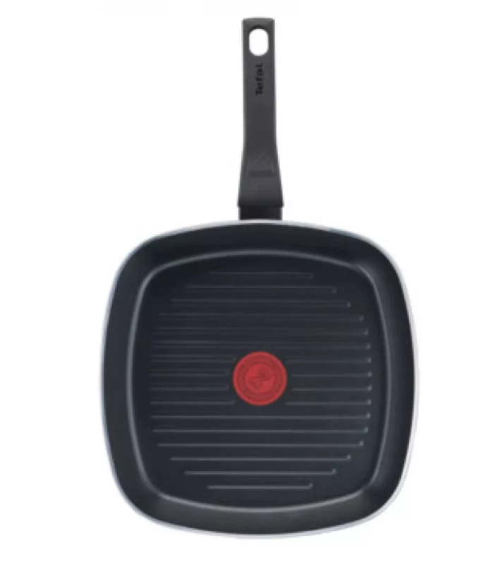 Tefal Easy Plus Grill serpenyő, 26cm, fekete (B5694053)
