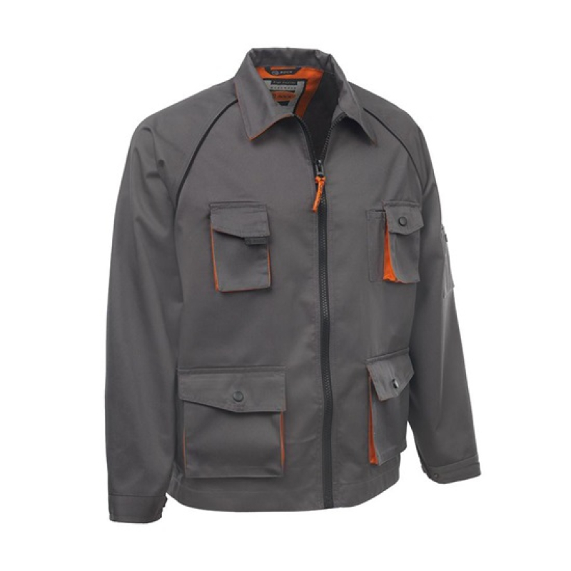 Rock munkaruha dzseki szürke-narancs, M (6700325)