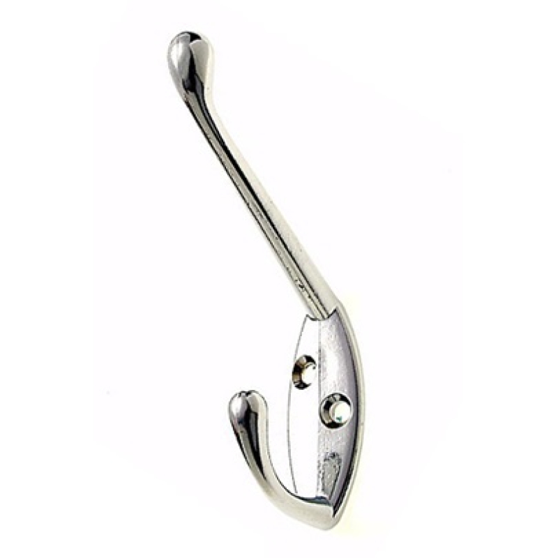 Kalaptartó fogas fém egyágú króm (3562046)