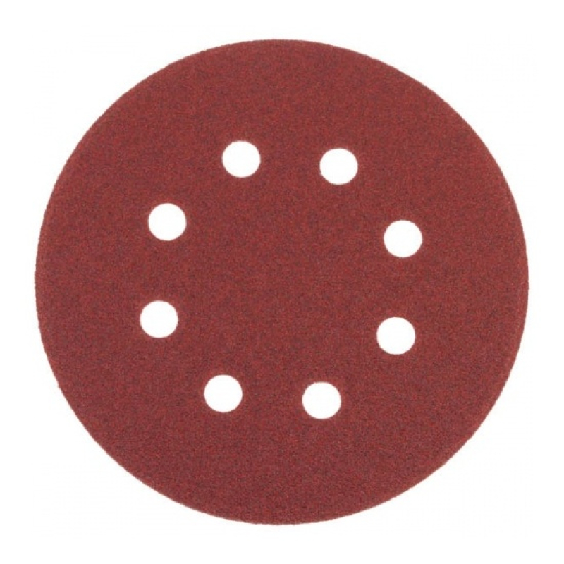 Fibertárcsa d=125 mm tépőzáras 8 lyukas P120 (5205170)