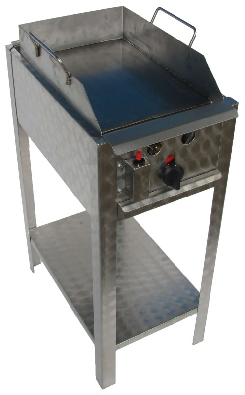 BGS-1 LS egyégős álló sütő egyoldalú rostlappal, PB-gáz üzemű