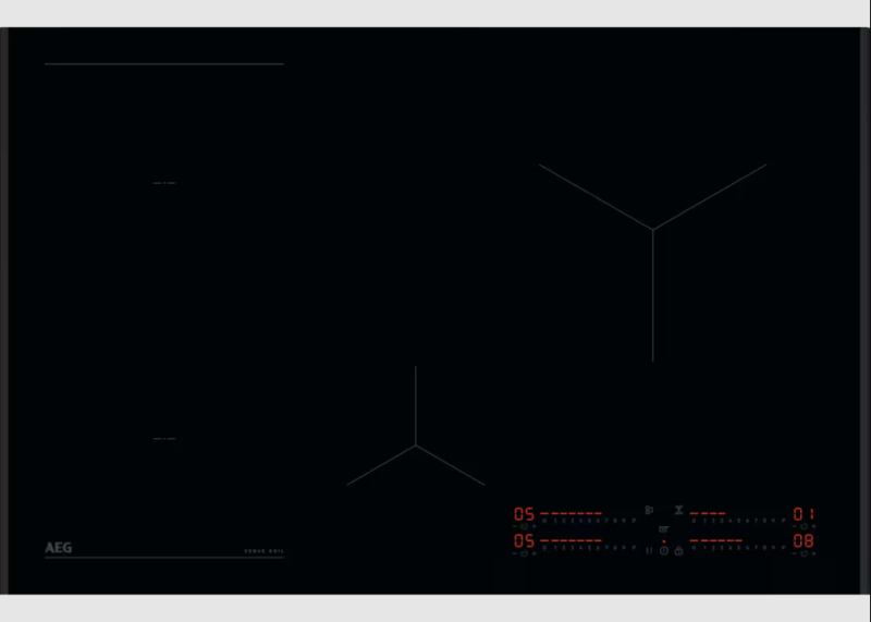 AEG NII84B10AB SenseBoil 7000 indukciós főzőlap Hob2Hood, 80cm