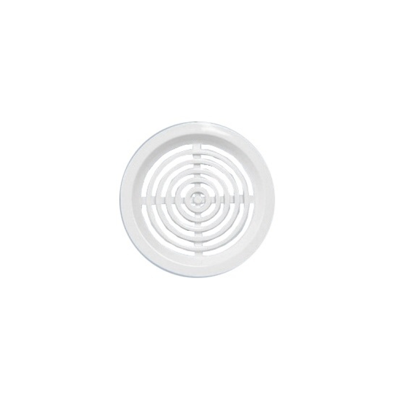Szellőzőrács kerek  d=50mm műanyag fehér (4db-os) (3364652)