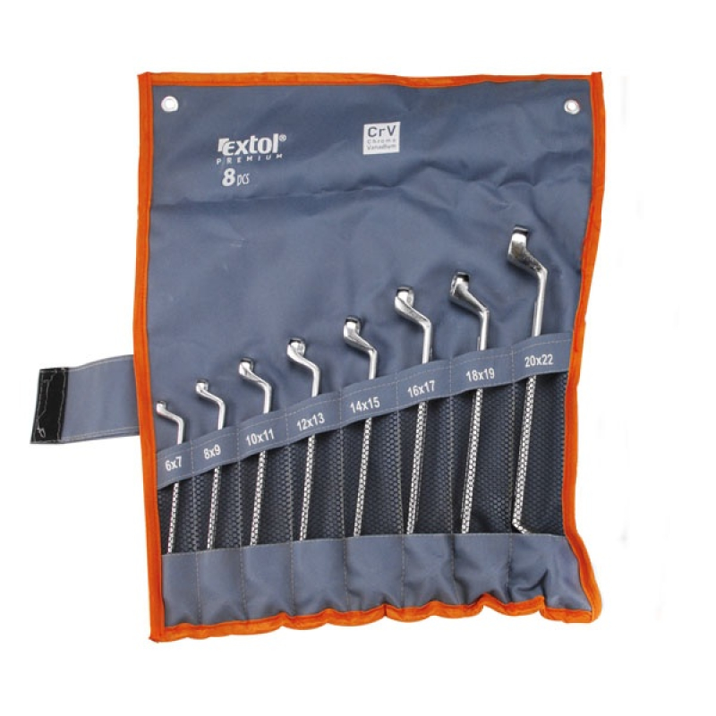 Extol Premium csillagkulcs klt., 8db; 6-22mm, CV. (6219)