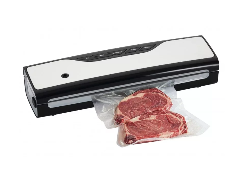 Bravo vákuumos fóliahegesztő 130W, fekete-inox (B-4868)