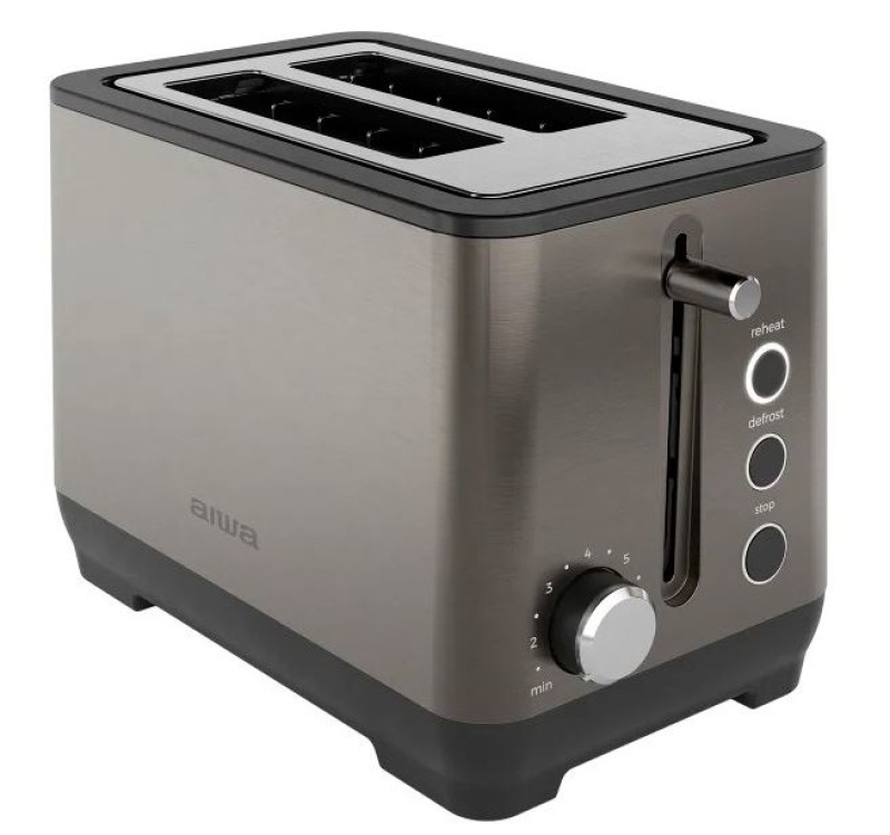 Aiwa ABT-1000 kenyérpirító, 1000W, inox (15257)