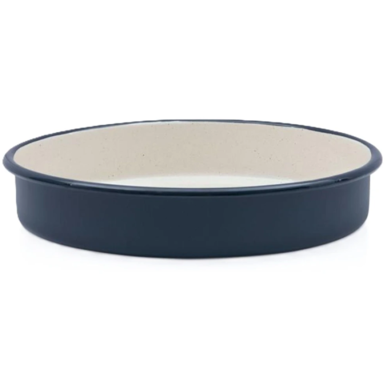 Metalac Classic zománcozott kerek tepsi 30 cm, 4 L, tengerészkék (355974)