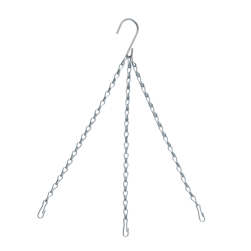 Nature galvanizált lánc 45 cm, fekete (6070143)