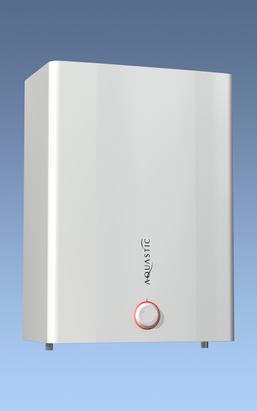 Aquastic AQ Flat 120 elektromos szögletes forróvíztároló (bojler) szabályozóval  (2112014412)