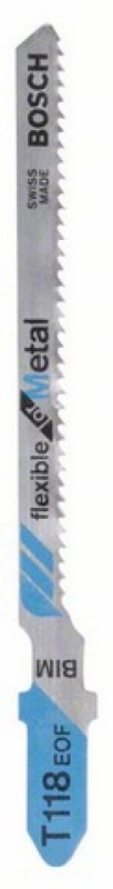 Bosch szúrófűrészlap fémhez T 118 EOF, Flexible for Metal 5 db (2608634237)