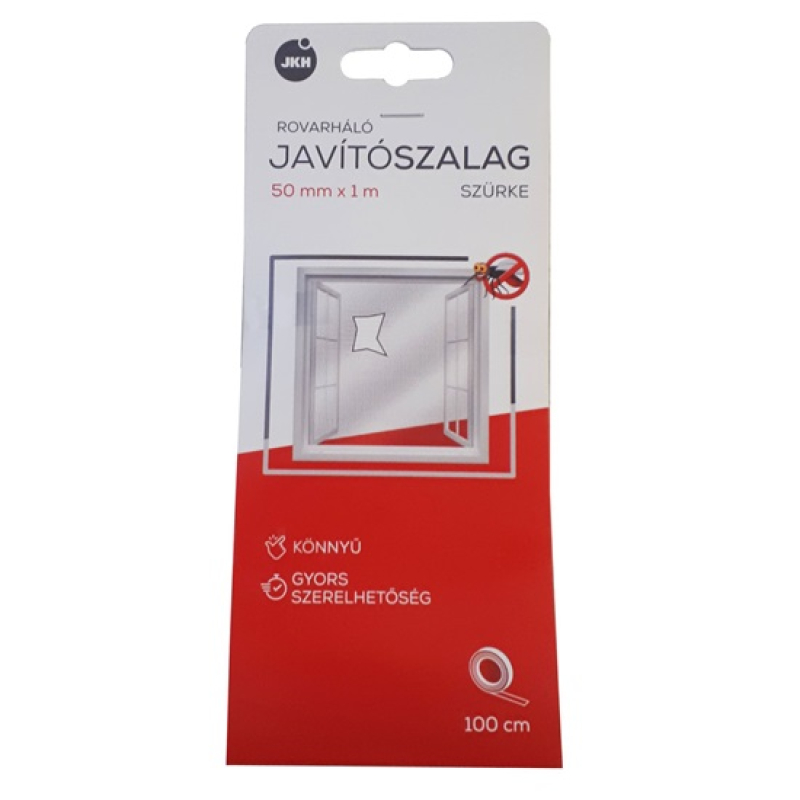 Rovarháló javítószalag 50 mm x 1 m szürke (8911371)