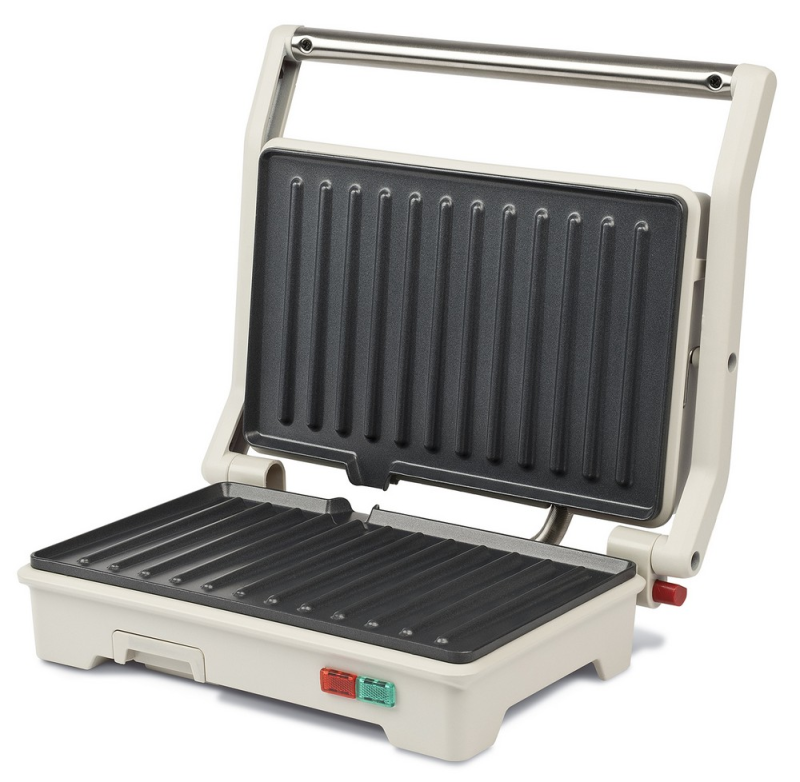 Girmi TS15 kontakt grill tapadásmentes lapokkal, 900 W, homok-bézs (15952)