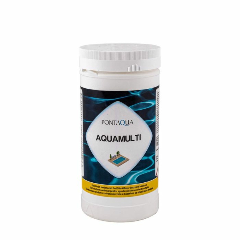 Pontaqua Aquamulti 5x200g klórozószer,algaölő és pelyhesítő tabletta (AMU010)