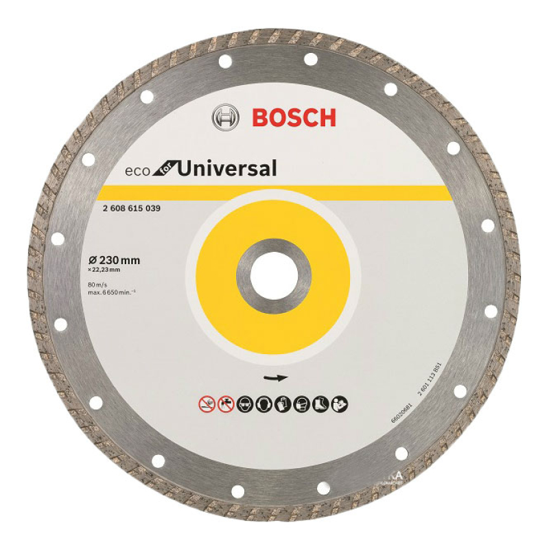 Bosch ECO for Universal Turbo Gyémánt vágótárcsa 230x22,33 mm (2608615039)
