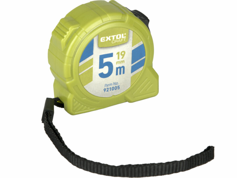 Extol mérőszalag 1 stoppos, 5m × 19mm (921005)