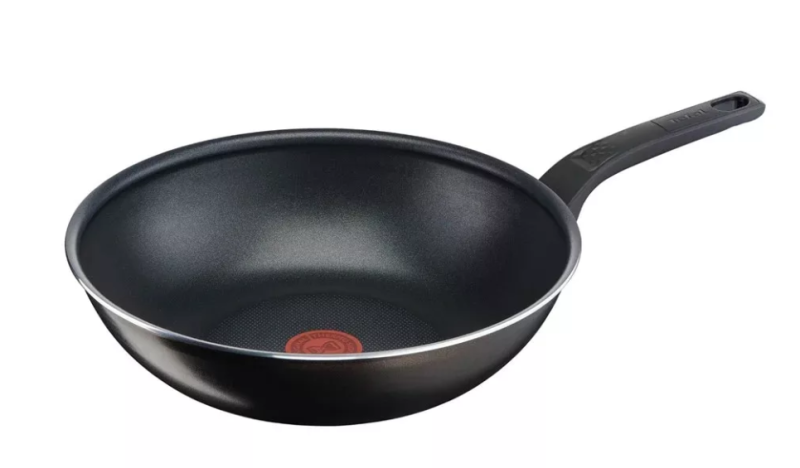 Tefal Simple Cook wok serpenyő, 28cm, fekete (B5541953)