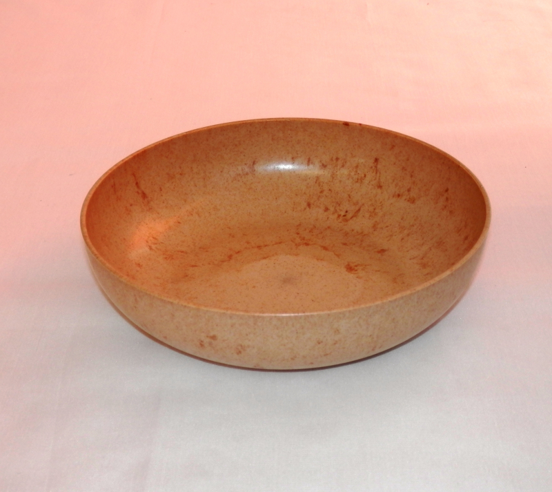 Camping műanyag tál nagy, famintás (86/FA)