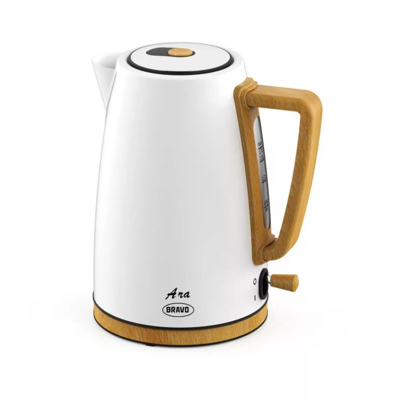 Bravo Ara elektromos vízforraló fehér 1,7L, 2200W (B-4936-feher)