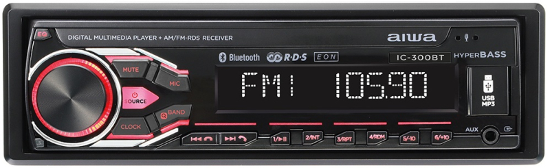 Aiwa IC-300BT MP3/USB Bluetooth autórádió (15023)