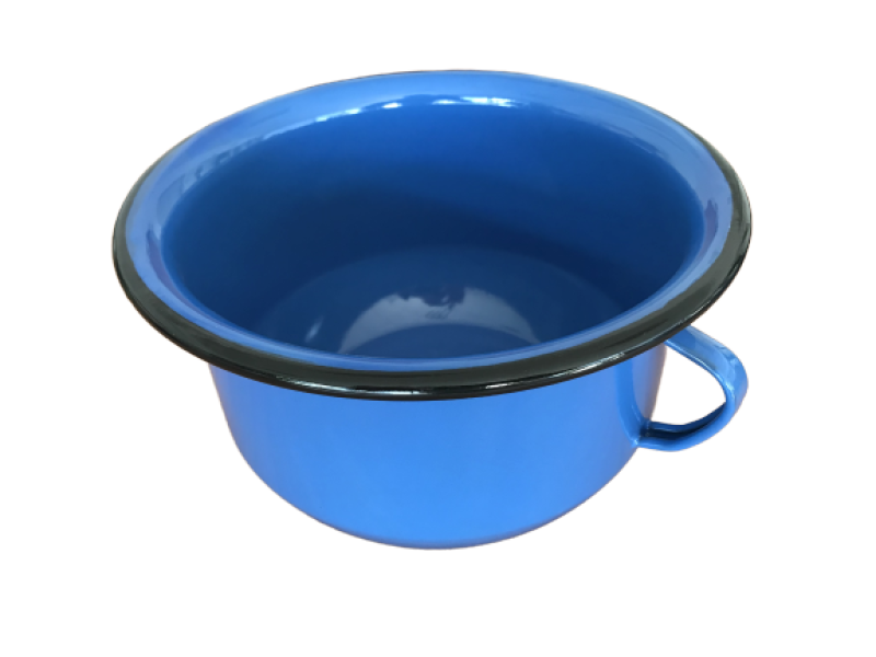 Bonyhádi zománcozott éjjeli edény 25 cm kék