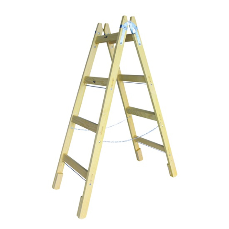 Festőlétra, fa, 4 fokos (8922200)