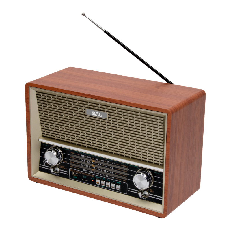 SAL Retro asztali rádió és multimédia lejátszó (RRT 4B)