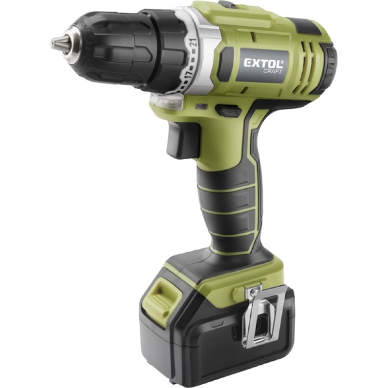 Extol Craft akkus fúrócsavarozó Li-ion 18V, 2db 1500 mAh akkuval (402440)