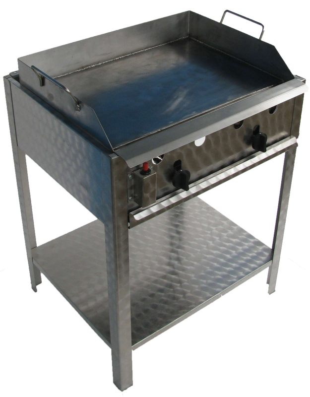 BGS-2 kétégős álló sütő egyoldalú rostlappal, földgáz üzemű