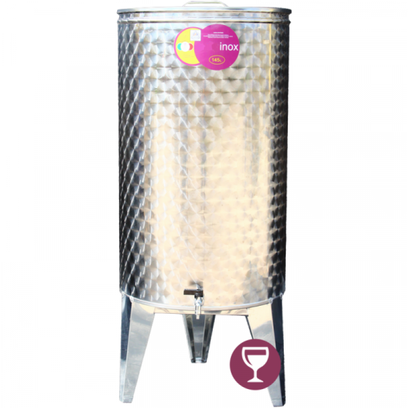 Panka bortartály inox 145 l-es (14536)