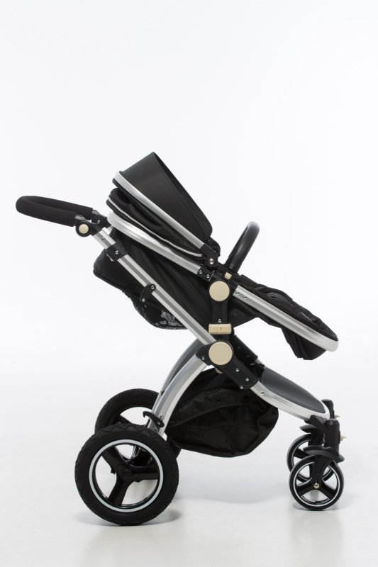 My First Baby stroller black babakocsi, fekete (MFBSTBL02FE)