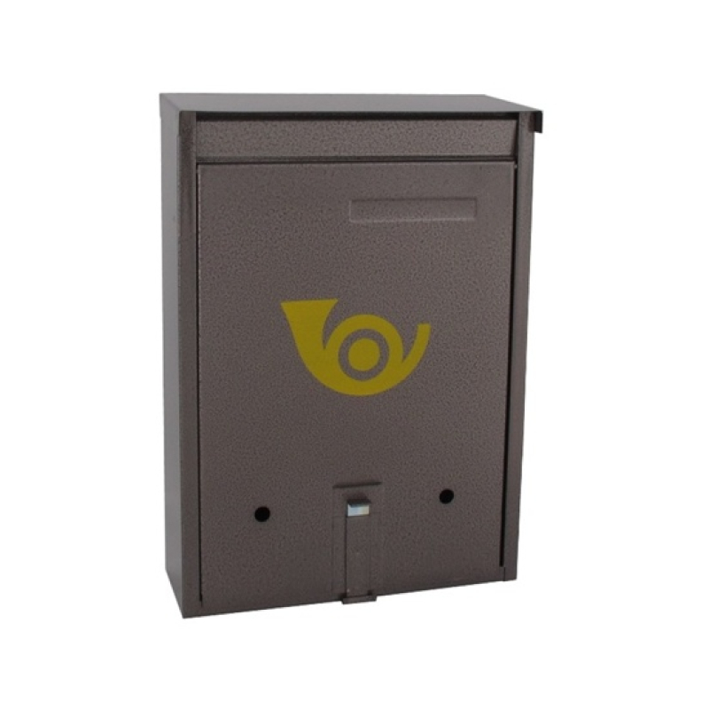 Postaláda utcai festett tolózáras Barna CS (3490103)