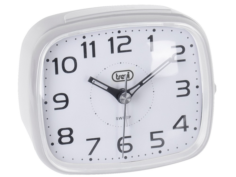 Trevi kvarc ébresztőóra, fehér (15173)