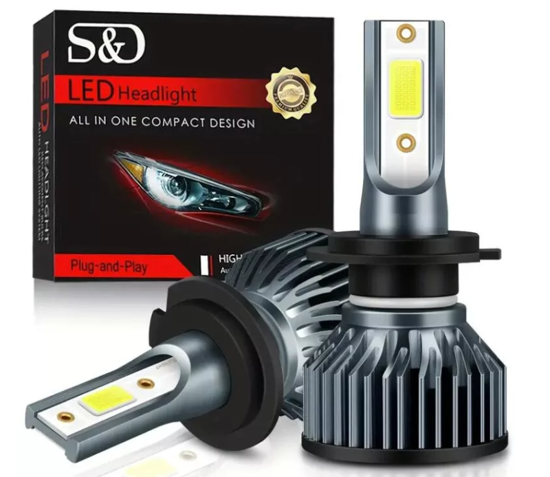 Autó LED fényszóró szett H7, V6 (14068)