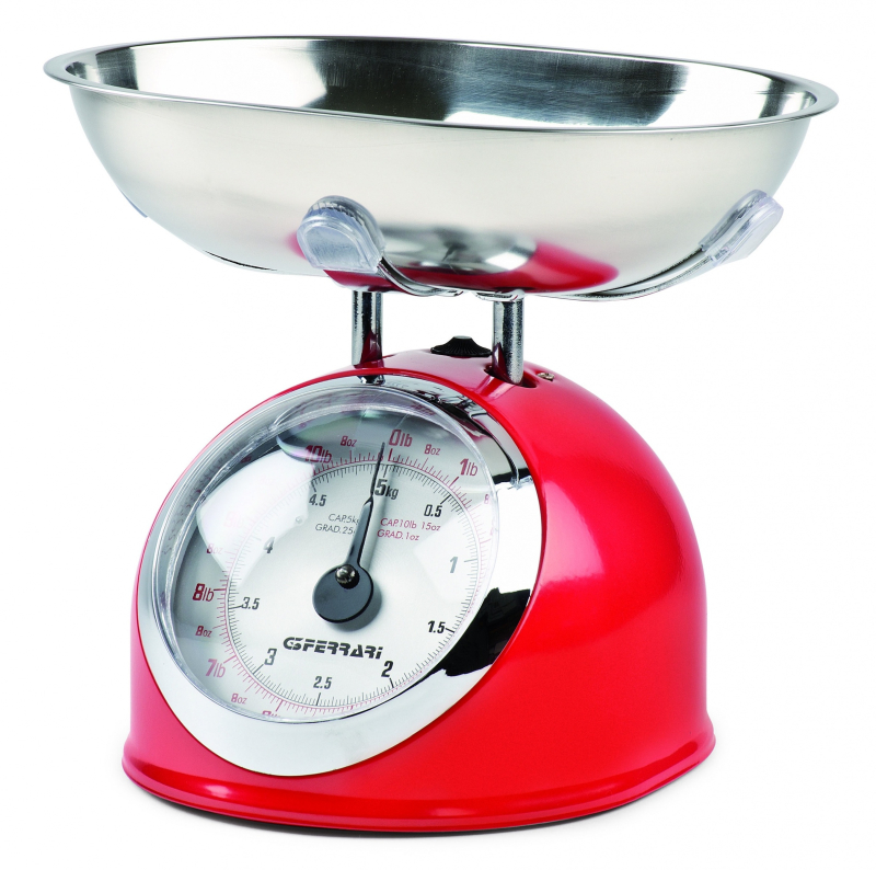 G3 Ferrari G20003 konyhai mérleg, piros (10941)