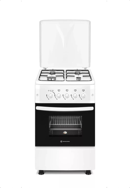NOVACOOK PB-gáz üzemű gáztűzhely 4 égős 50x55 fehér (F5S40G2W)