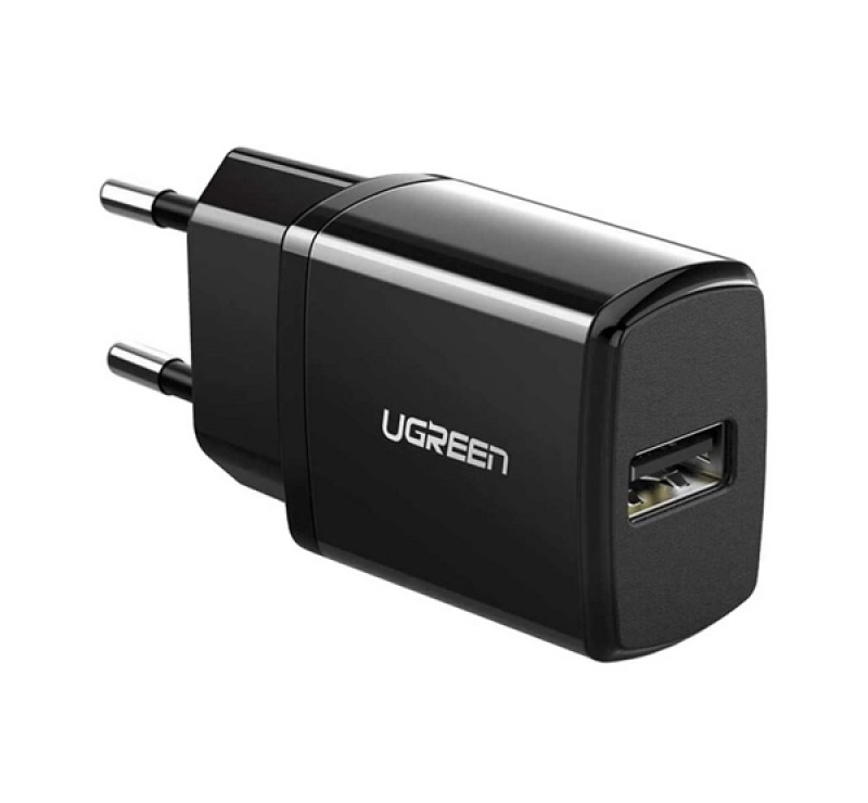 Ugreen hálózati töltő USB aljzat (10.5W, gyorstöltő) FEKETE