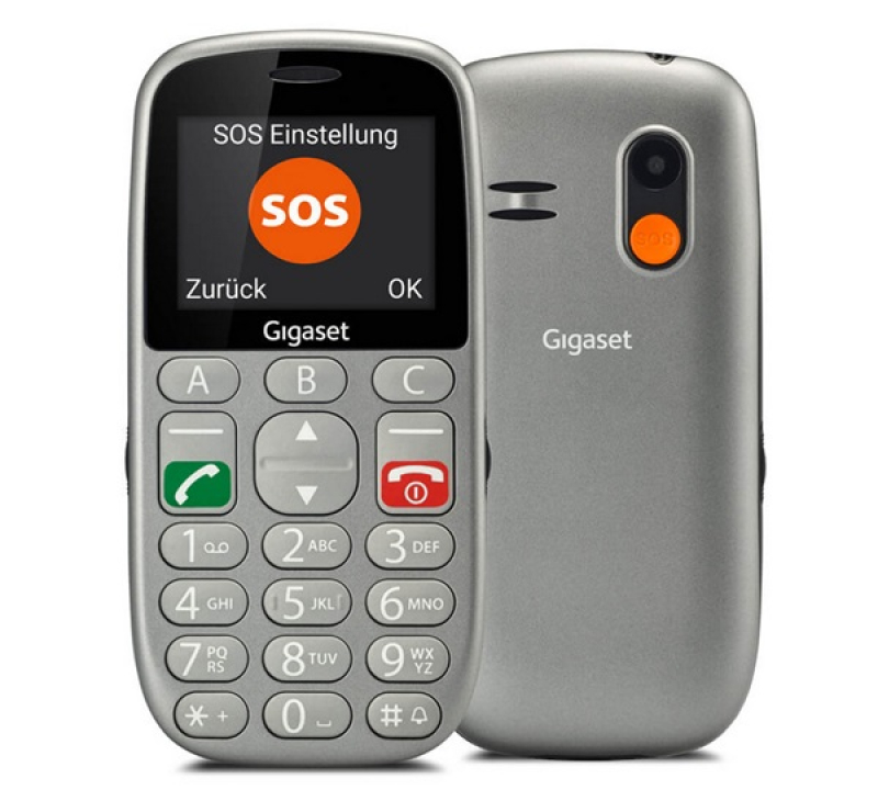 Gigaset GL390 mobiltelefon (Dualsim) EZÜST