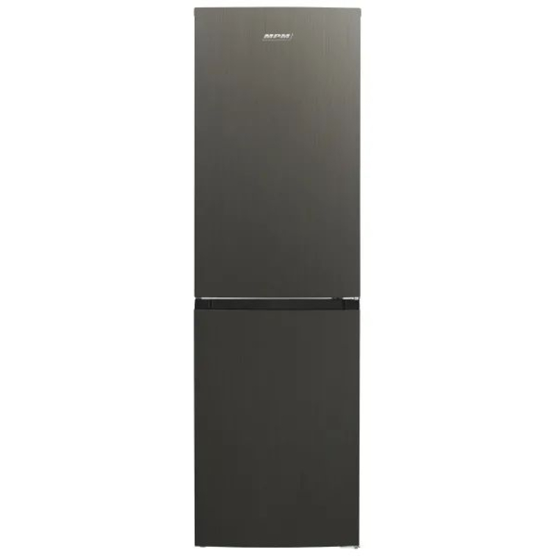 MPM kombinált hűtőszekrény 265L, sötét inox (MPM-248-FF-58)