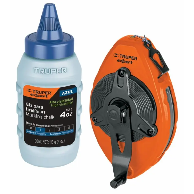 TRUPER EXPERT TL-100X kicsapózsinór fém házban, krétaporral (T18579)