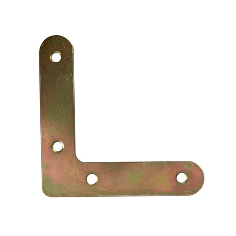 Ablakszegletvas  80 x 80 / 1 mm sárga horgany (ET) (3254052)