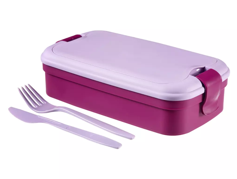 Curver Lunch&Go ételtartó evőeszközzel lila (225059)
