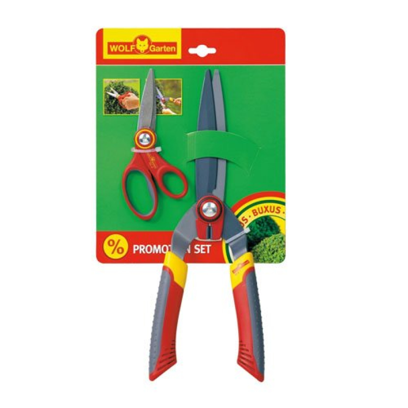 WOLF-Garten vágó szett HS-B bukszusnyíró és RA-X olló (7424080)