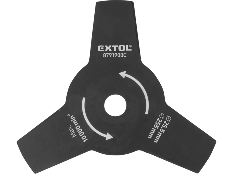Extol Industrial fém vágókés készlet 2 db, 3 élű, a 8791900 fűkaszához (8791900C)